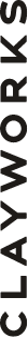 Clayworks logo black